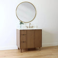 
                  
                    Cape Breton 36", Teodor® Mid Century Oak Vanity, Right Sink Teodor Bathroom VanityCanada
                  
                