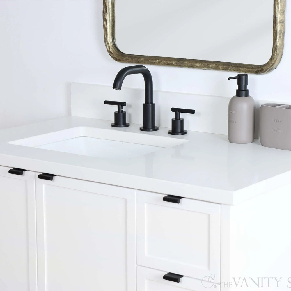 
                  
                    Cape Breton 36" Satin White Bathroom Vanity, Left Sink
                  
                