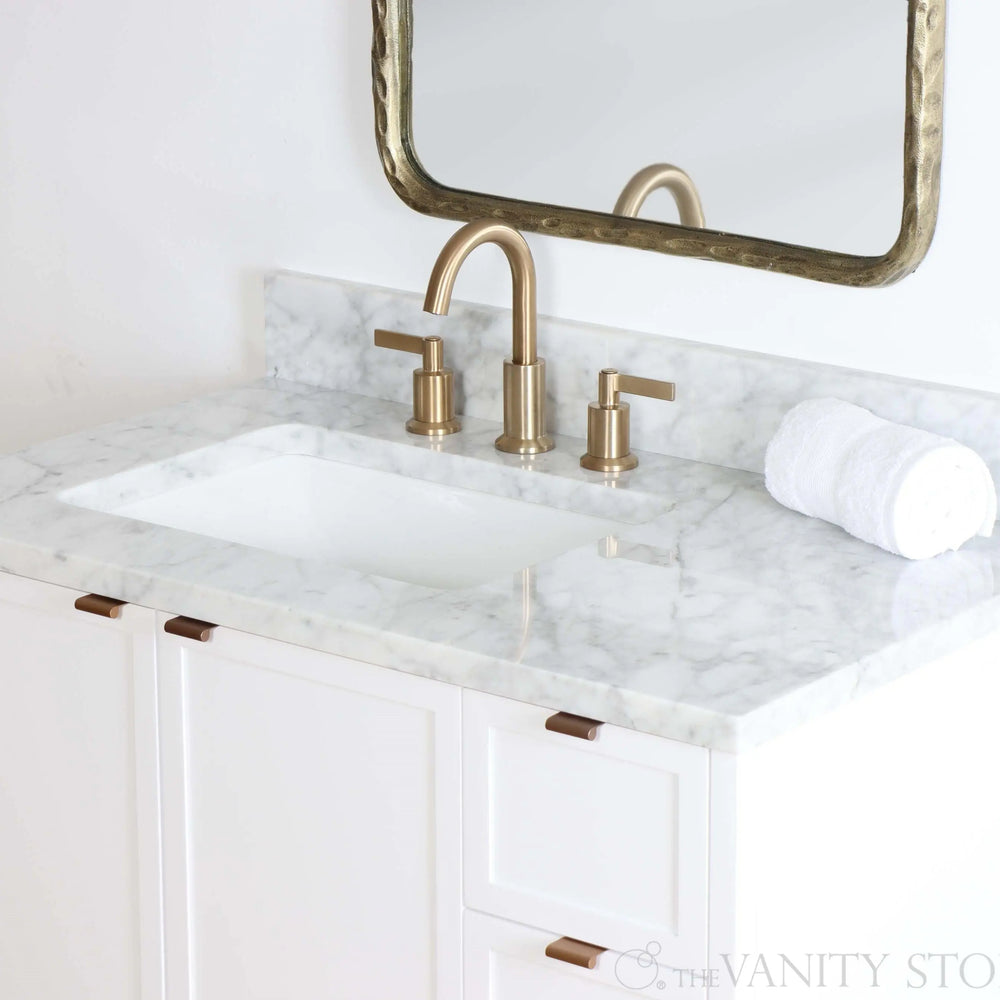 
                  
                    Cape Breton 36" Satin White Bathroom Vanity, Left Sink
                  
                