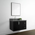 
                  
                    Cape Breton 36", Teodor® Wall Mount Blackened Oak Vanity, Left Sink Teodor Bathroom VanityCanada
                  
                
