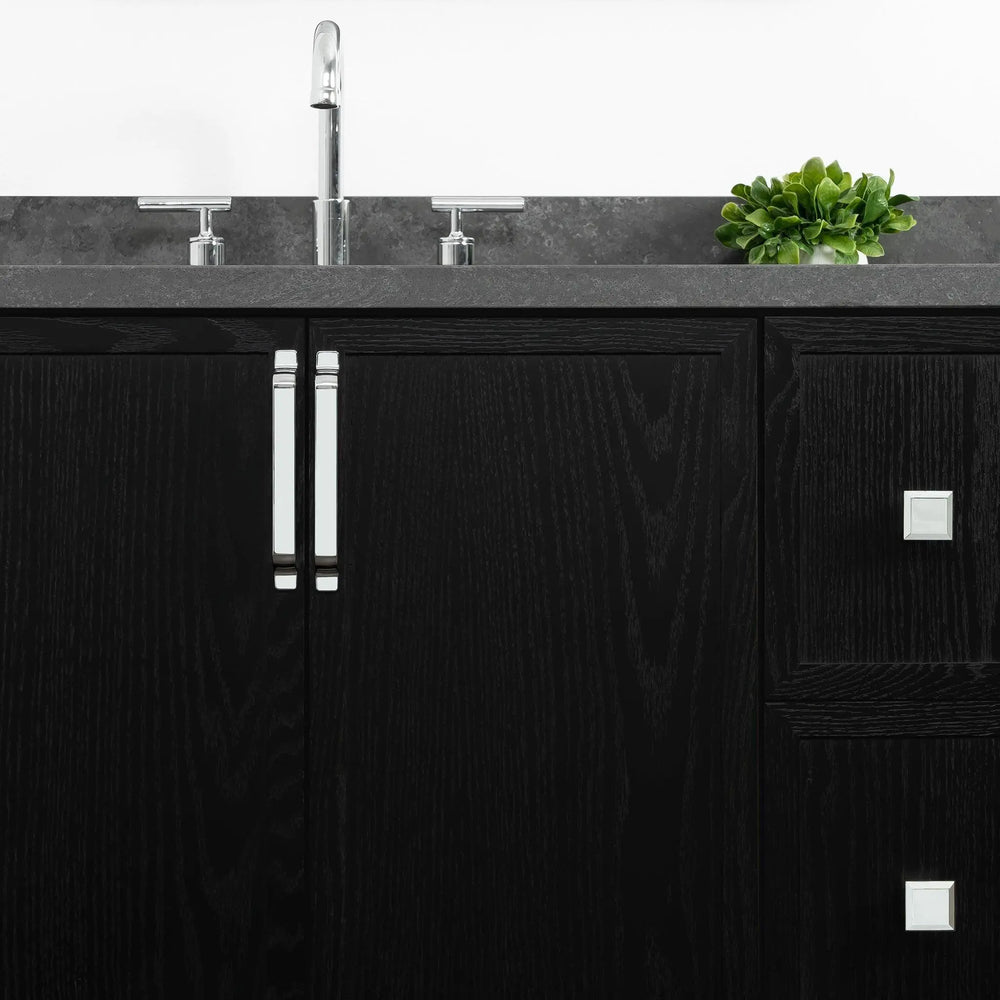 
                  
                    Cape Breton 36", Teodor® Wall Mount Blackened Oak Vanity, Left Sink Teodor Bathroom VanityCanada
                  
                