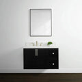 
                  
                    Cape Breton 36", Teodor® Wall Mount Blackened Oak Vanity, Left Sink Teodor Bathroom VanityCanada
                  
                