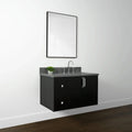 
                  
                    Cape Breton 36", Teodor® Wall Mount Blackened Oak Vanity, Right Sink Teodor Bathroom VanityCanada
                  
                