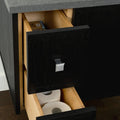 
                  
                    Cape Breton 36", Teodor® Wall Mount Blackened Oak Vanity, Right Sink Teodor Bathroom VanityCanada
                  
                