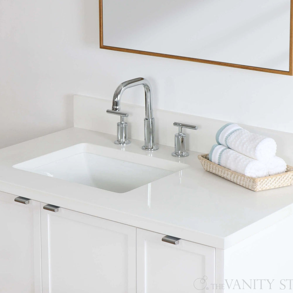 
                  
                    Cape Breton 36" Wall Mount Satin White Bathroom Vanity, Left Sink
                  
                