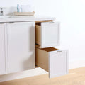 
                  
                    Cape Breton SLIM 36" Wall Mount Satin White Bathroom Vanity, Left Sink Teodor Bathroom Vanity Canada
                  
                