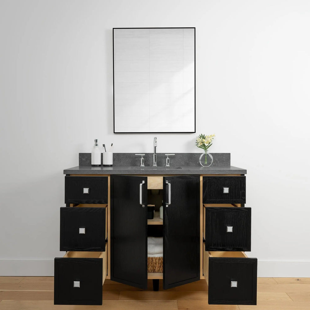 
                  
                    Cape Breton 48", Teodor® Blackened Oak Vanity Teodor Bathroom VanityCanada
                  
                