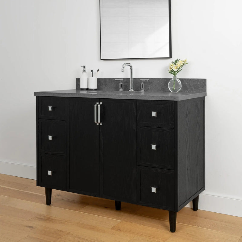 Cape Breton 48", Teodor® Blackened Oak Vanity Teodor Bathroom VanityCanada
