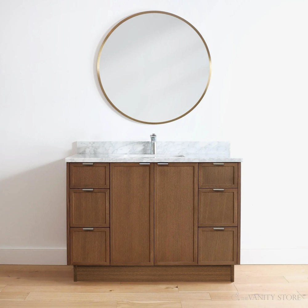 
                  
                    Cape Breton 48" Mid Century Oak Bathroom Vanity
                  
                