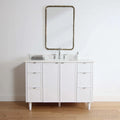 
                  
                    Cape Breton SLIM 48" Satin White Bathroom Vanity Teodor Bathroom Vanity Canada
                  
                