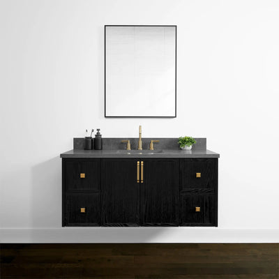 Cape Breton 48", Teodor® Wall Mount Blackened Oak Vanity Teodor Bathroom VanityCanada