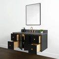 
                  
                    Cape Breton 48", Teodor® Wall Mount Blackened Oak Vanity Teodor Bathroom VanityCanada
                  
                
