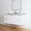 
                  
                    Cape Breton SLIM 48" Wall Mount Satin White Bathroom Vanity Teodor Bathroom Vanity Canada
                  
                