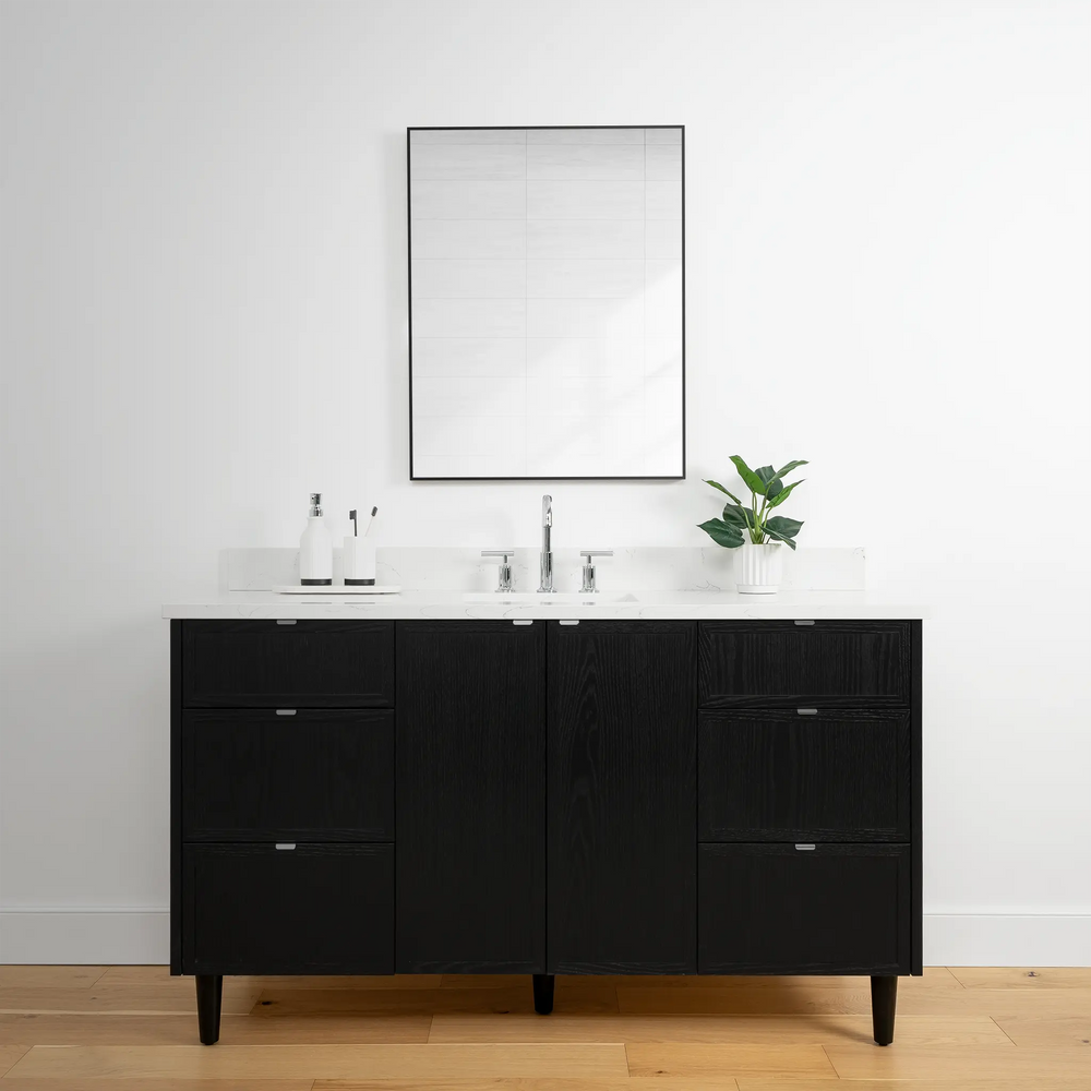 
                  
                    Cape Breton 60", Teodor® Blackened Oak Vanity Teodor Bathroom VanityCanada
                  
                