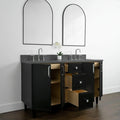 
                  
                    Cape Breton 60", Teodor® Blackened Oak Vanity, Double Sink Teodor Bathroom VanityCanada
                  
                