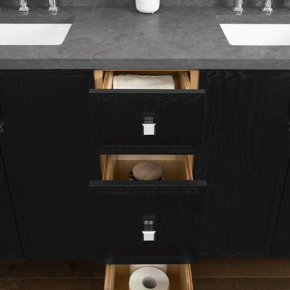 
                  
                    Cape Breton 60", Teodor® Blackened Oak Vanity, Double Sink Teodor Bathroom VanityCanada
                  
                
