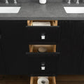 
                  
                    Cape Breton 60", Teodor® Blackened Oak Vanity, Double Sink Teodor Bathroom VanityCanada
                  
                