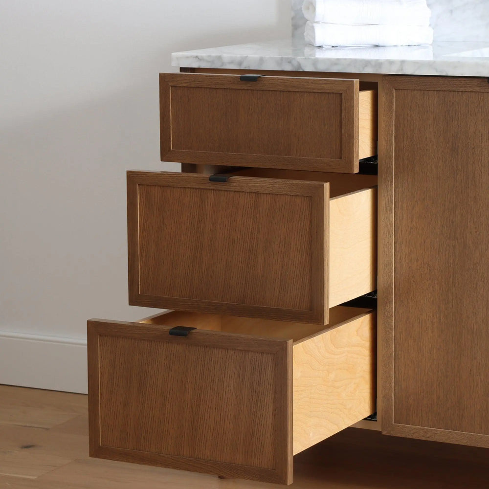 
                  
                    Cape Breton 60" Mid Century Oak Bathroom Vanity
                  
                