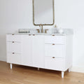 
                  
                    Cape Breton SLIM 60" Satin White Bathroom Vanity Teodor Bathroom Vanity Canada
                  
                