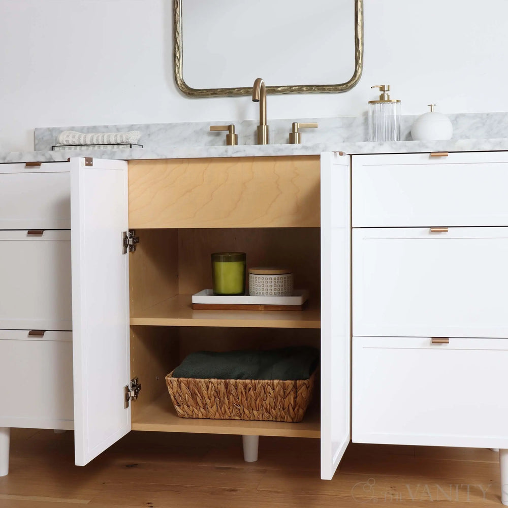 
                  
                    Cape Breton 60" Satin White Bathroom Vanity
                  
                