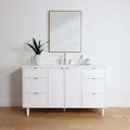 
                  
                    Cape Breton SLIM 60" Satin White Bathroom Vanity Teodor Bathroom Vanity Canada
                  
                