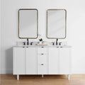 
                  
                    Cape Breton 60", Teodor® Satin White Vanity, Double Sink Teodor Bathroom VanityCanada
                  
                