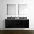 
                  
                    Cape Breton 60" Wall Mount Blackened Oak Bathroom Vanity, Double Sink - Teodor Vanities
                  
                