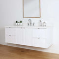 
                  
                    Cape Breton SLIM 60" Wall Mount Satin White Bathroom Vanity Teodor Bathroom Vanity Canada
                  
                