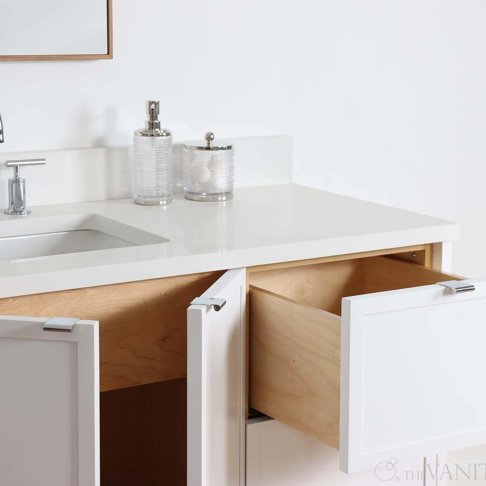
                  
                    Cape Breton 60" Wall Mount Satin White Bathroom Vanity
                  
                