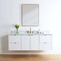 
                  
                    Cape Breton SLIM 60" Wall Mount Satin White Bathroom Vanity Teodor Bathroom Vanity Canada
                  
                