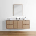 
                  
                    Cape Breton 60", Teodor® Wall Mount White Oak Vanity Teodor Bathroom VanityCanada
                  
                