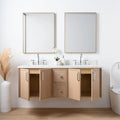 
                  
                    Cape Breton 60", Teodor® Wall Mount White Oak Vanity, Double Sink Teodor Bathroom VanityCanada
                  
                