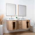 
                  
                    Cape Breton 60", Teodor® Wall Mount White Oak Vanity, Double Sink Teodor Bathroom VanityCanada
                  
                