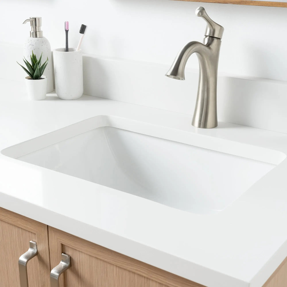 Cape Breton 60", Teodor® Wall Mount White Oak Vanity, Double Sink Teodor Bathroom VanityCanada