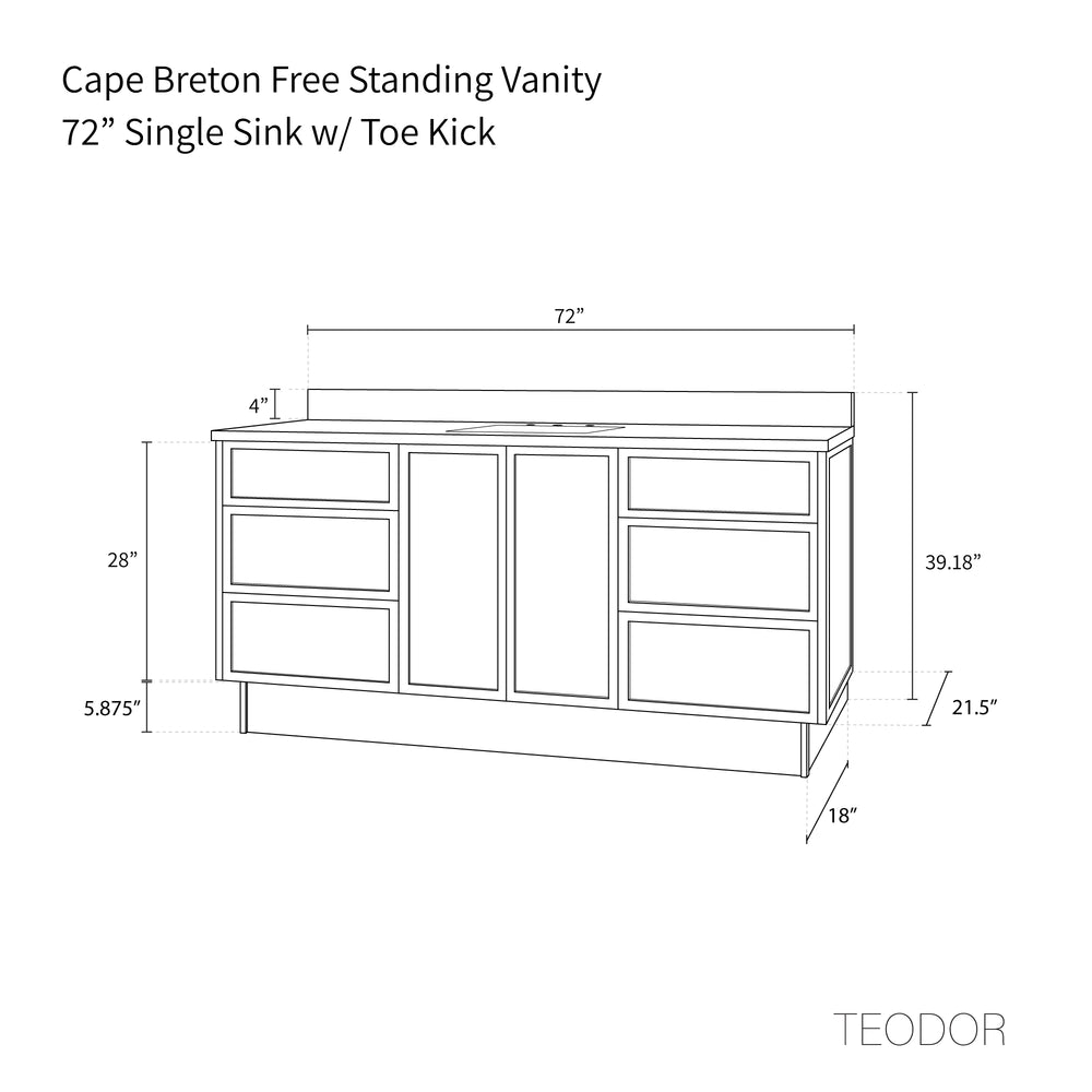 
                  
                    Cape Breton 72" White Oak Bathroom Vanity
                  
                