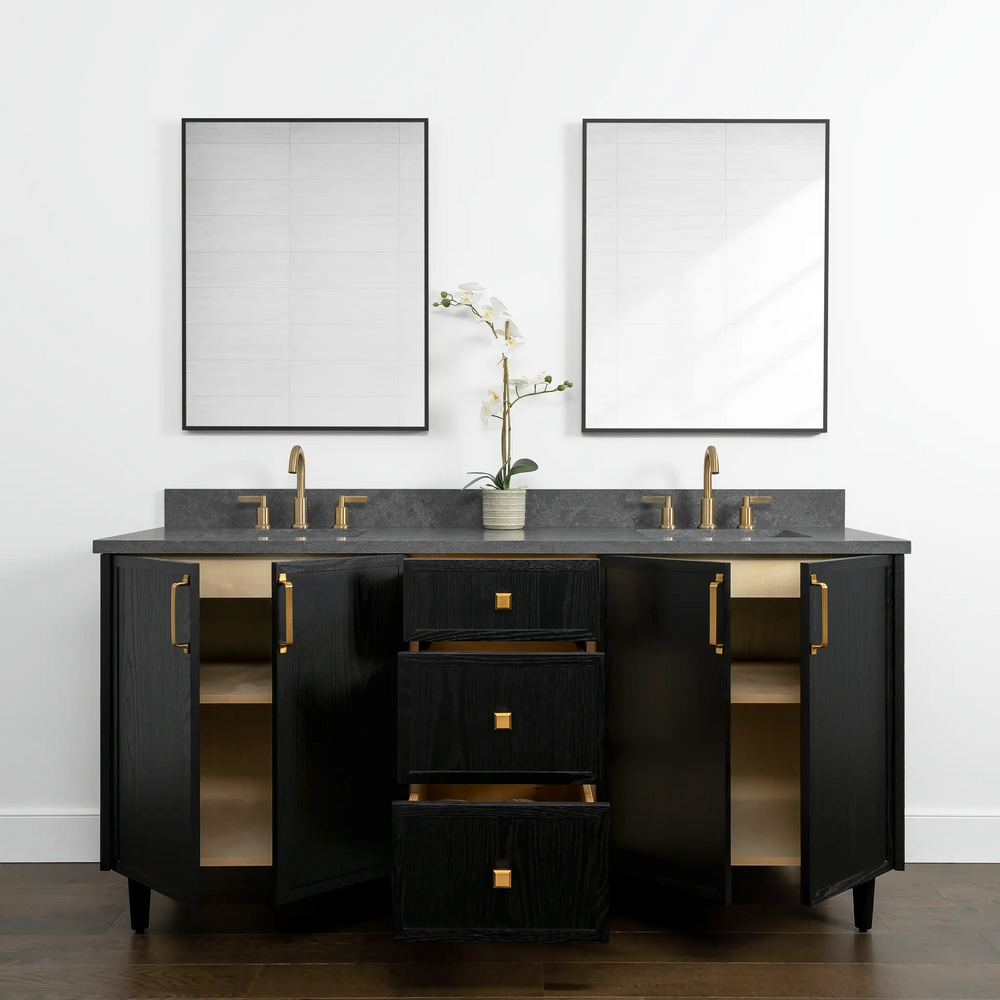 
                  
                    Cape Breton 72", Teodor® Blackened Oak Vanity, Double Sink Teodor Bathroom VanityCanada
                  
                