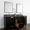 
                  
                    Cape Breton 72", Teodor® Blackened Oak Vanity, Double Sink Teodor Bathroom VanityCanada
                  
                