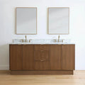 
                  
                    Cape Breton SLIM 72" Mid Century Oak Bathroom Vanity, Double Sink Teodor Bathroom Vanity Canada
                  
                