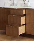 
                  
                    Cape Breton SLIM 72" Mid Century Oak Bathroom Vanity, Double Sink Teodor Bathroom Vanity Canada
                  
                