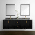 
                  
                    Cape Breton 72", Teodor® Wall Mount Blackened Oak Vanity, Double Sink Teodor Bathroom VanityCanada
                  
                