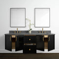 
                  
                    Cape Breton 72", Teodor® Wall Mount Blackened Oak Vanity, Double Sink Teodor Bathroom VanityCanada
                  
                