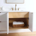 
                  
                    Cape Breton SLIM 72" Wall Mount Satin White Bathroom Vanity, Double Sink Teodor Bathroom Vanity Canada
                  
                
