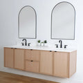 
                  
                    Cape Breton 72" Wall Mount White Oak Bathroom Vanity, Double Sink
                  
                