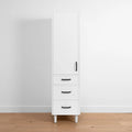 
                  
                    Cape Breton, Teodor® Satin White Linen Cabinet Teodor Bathroom VanityCanada
                  
                