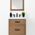 
                  
                    Cape Breton SLIM 24" Wall Mount Mid Century Oak Bathroom Vanity - All Drawers Teodor Bathroom Vanity Canada
                  
                