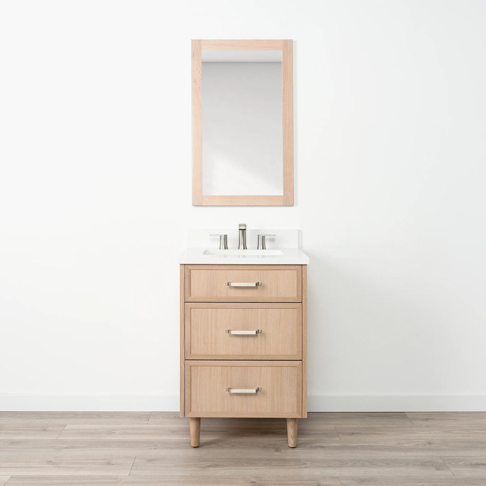 
                  
                    Cape Breton 24" White Oak Bathroom Vanity - All Drawers
                  
                