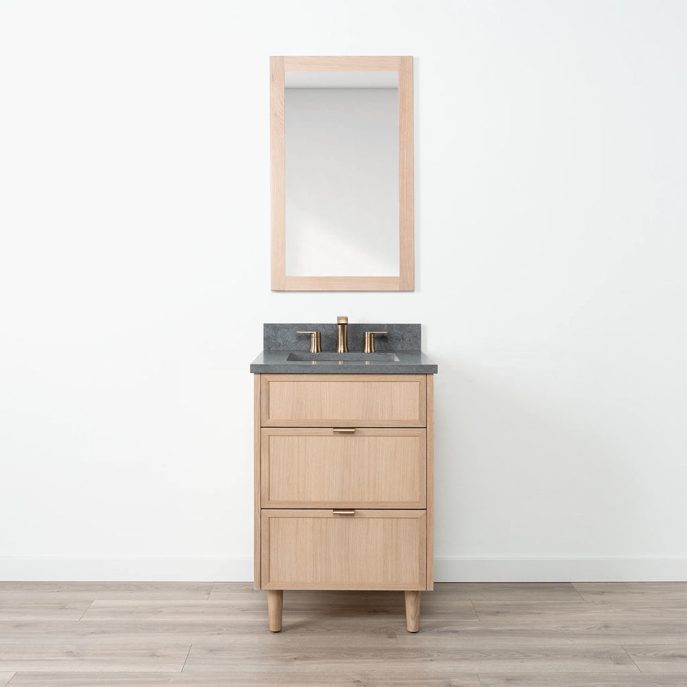 
                  
                    Cape Breton 24" White Oak Bathroom Vanity - All Drawers
                  
                