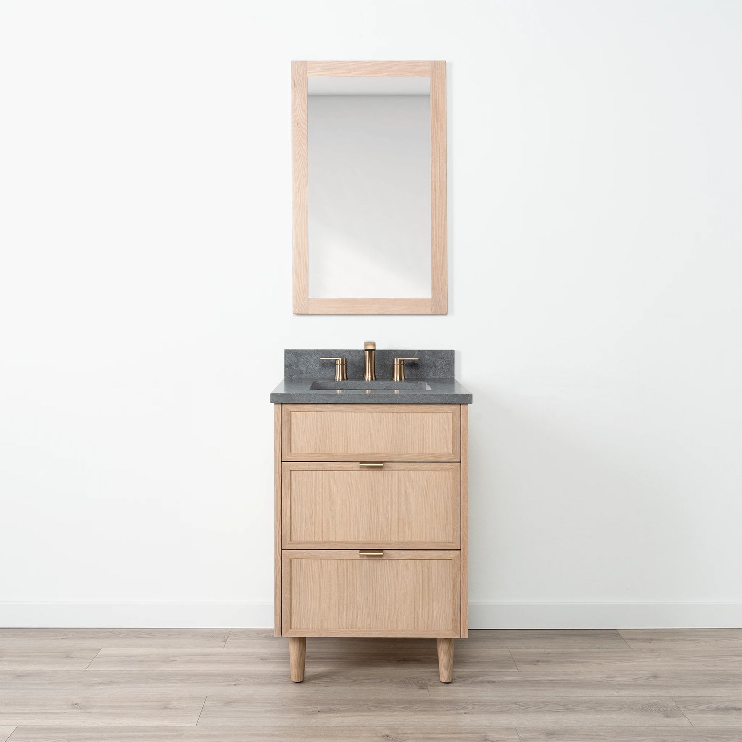 
                  
                    Cape Breton 24" White Oak Bathroom Vanity - All Drawers
                  
                