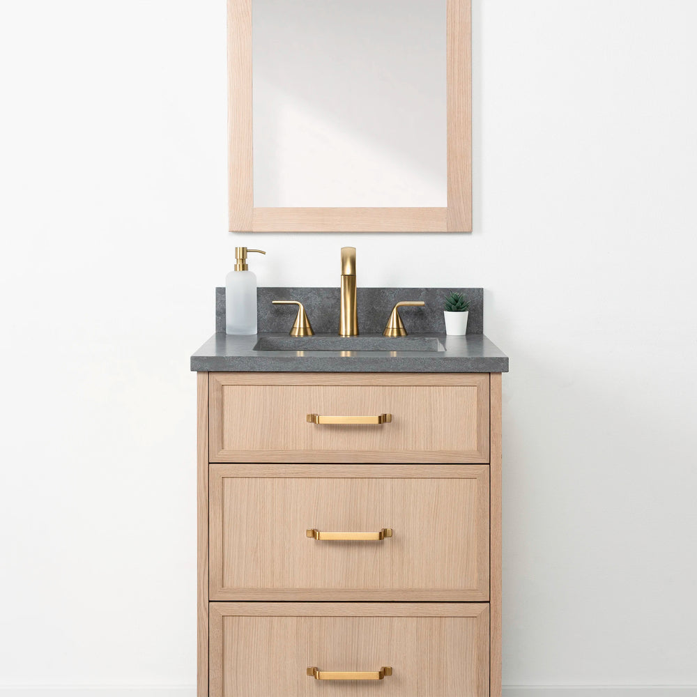 
                  
                    Cape Breton 24" White Oak Bathroom Vanity - All Drawers
                  
                