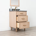 
                  
                    Cape Breton 24" White Oak Bathroom Vanity - All Drawers
                  
                